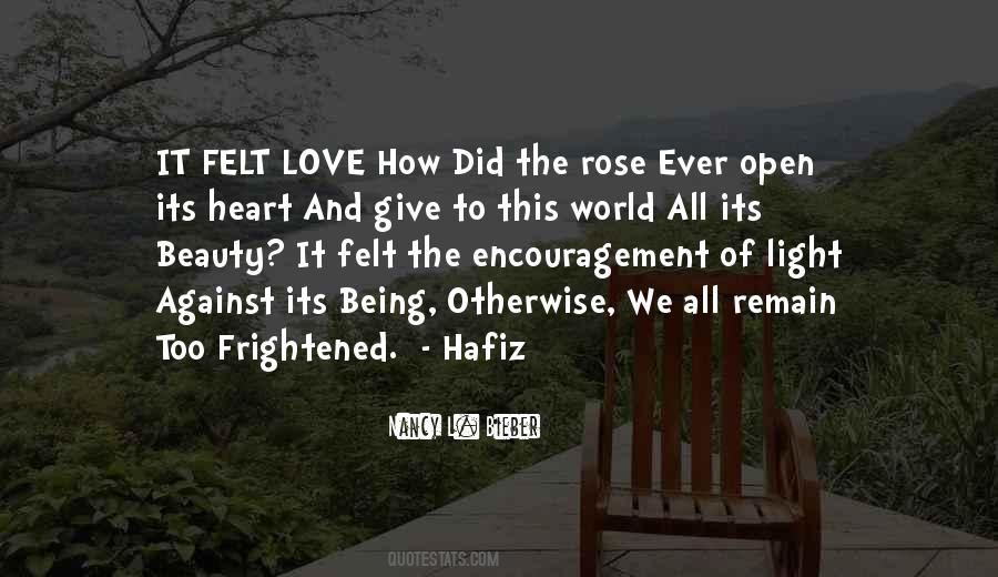 Open Your Heart To The World Quotes #717456