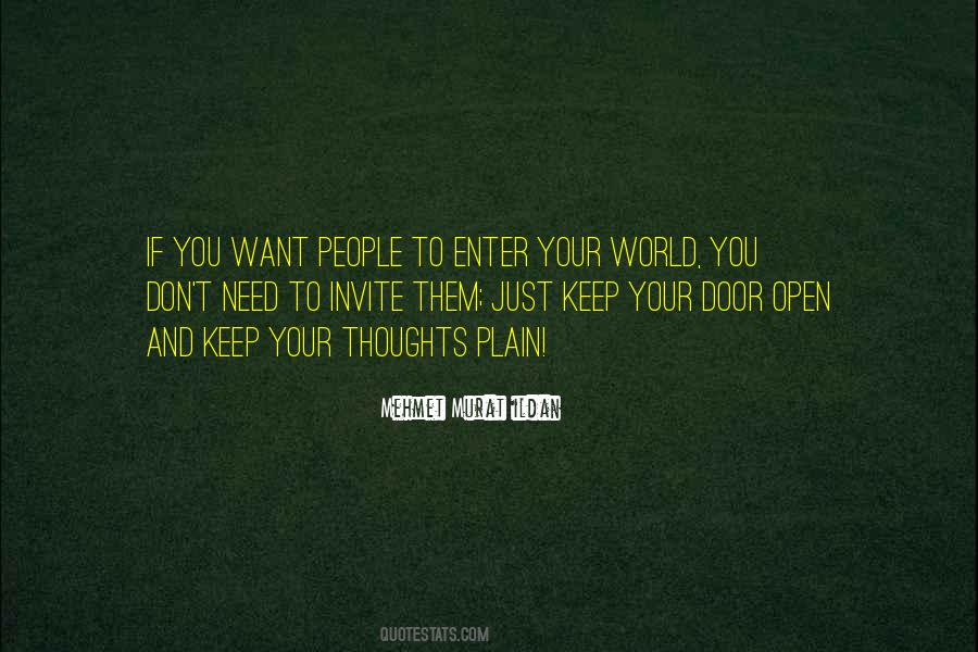 Open Your World Quotes #1018296