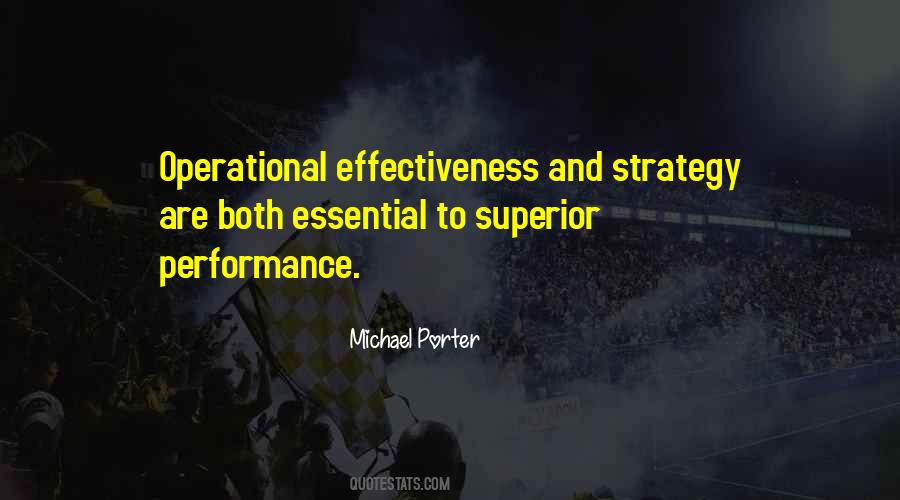 Operational Effectiveness Quotes #1667606