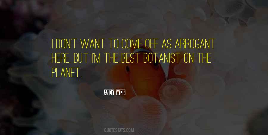 Quotes About Botanist #802762