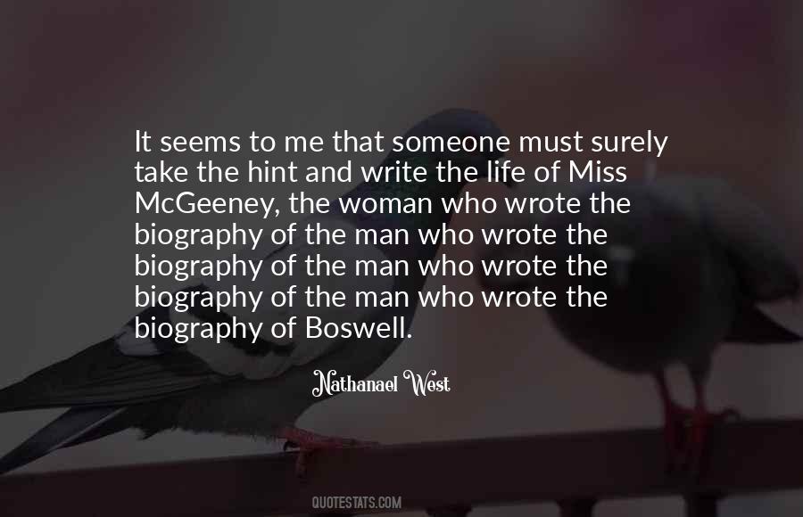 Quotes About Boswell #1051756