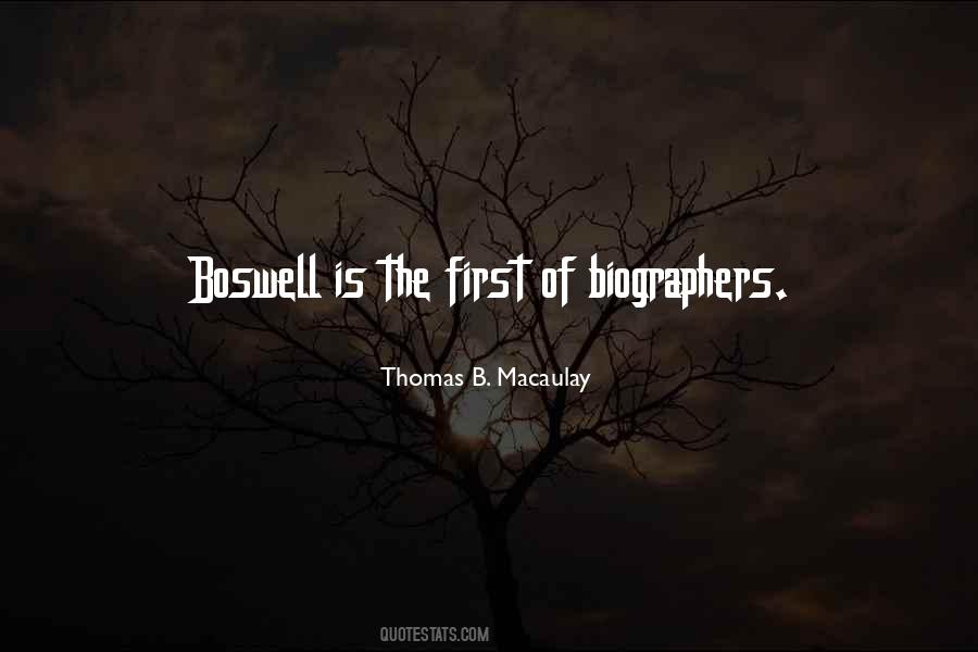 Quotes About Boswell #507926