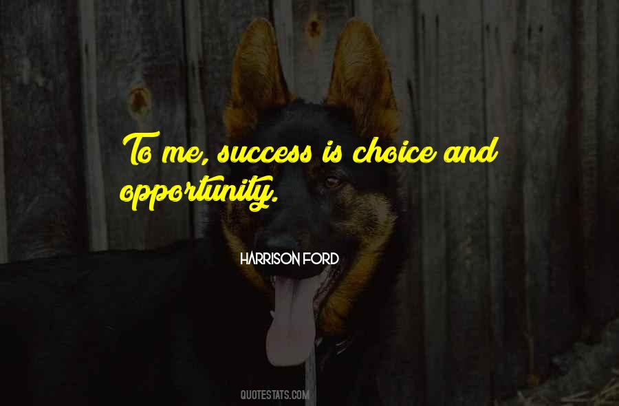 Opportunity And Success Quotes #454692