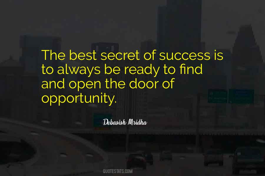 Opportunity And Success Quotes #778766