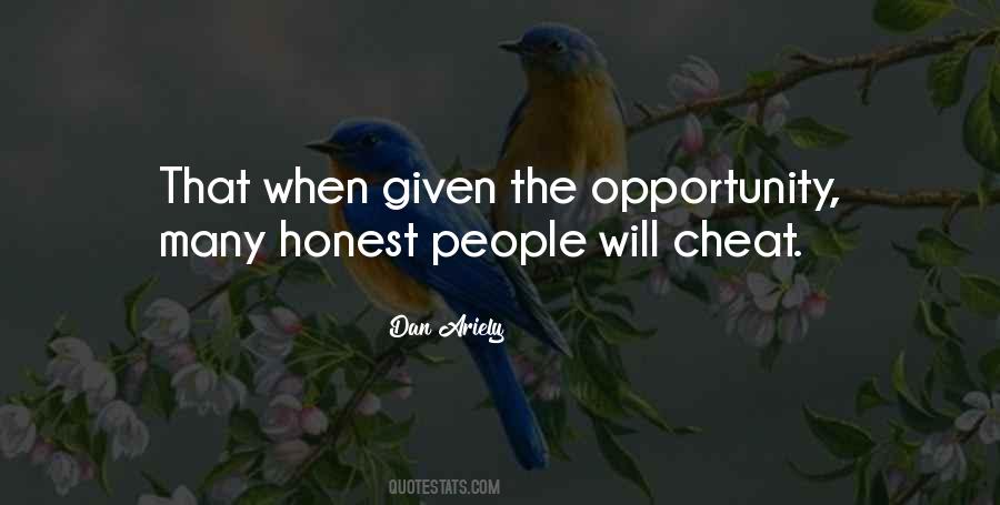 Opportunity Given Quotes #163335
