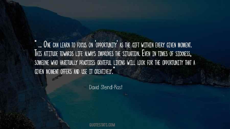 Opportunity Given Quotes #48295