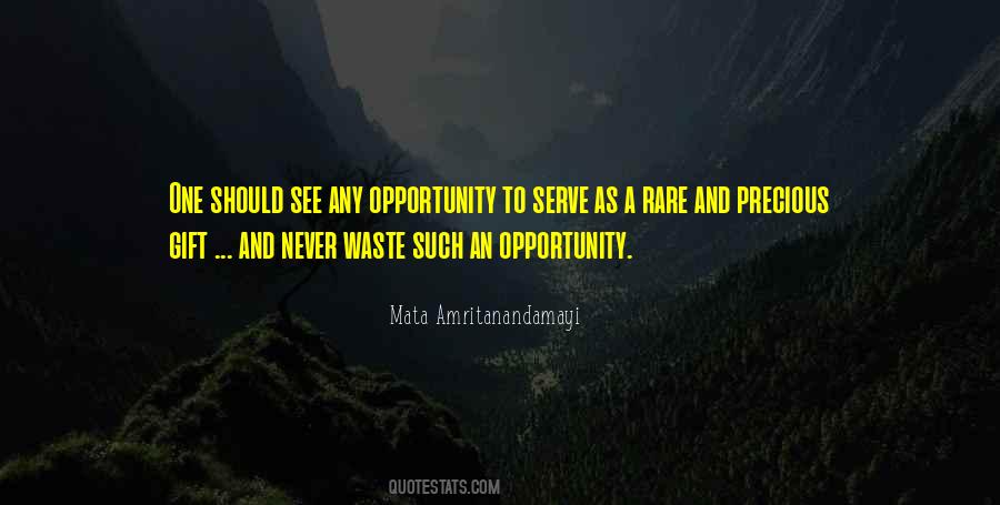 Opportunity To Serve Quotes #1810401