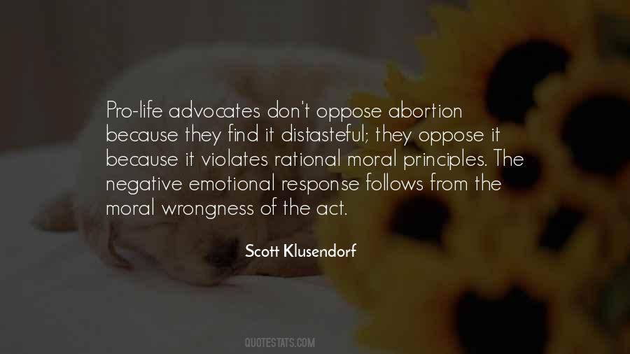Oppose Abortion Quotes #26313