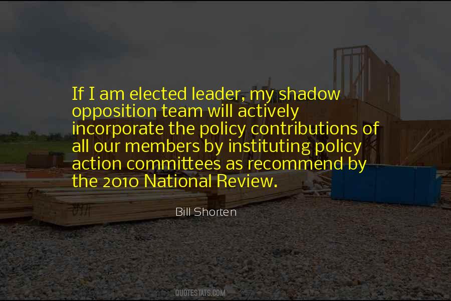 Opposition Leader Quotes #1241089