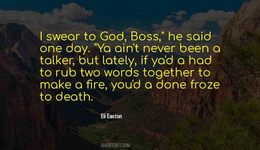 Quotes About Boss #1170004