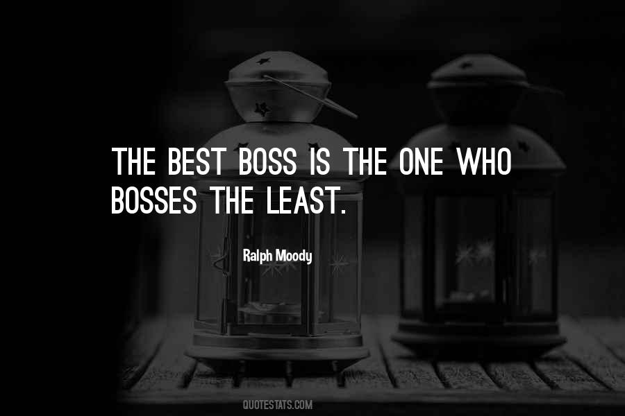 Quotes About Boss #1207953