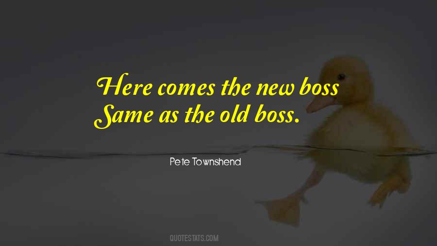 Quotes About Boss #1322678