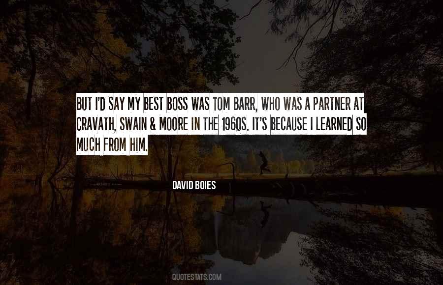 Quotes About Boss #1348315