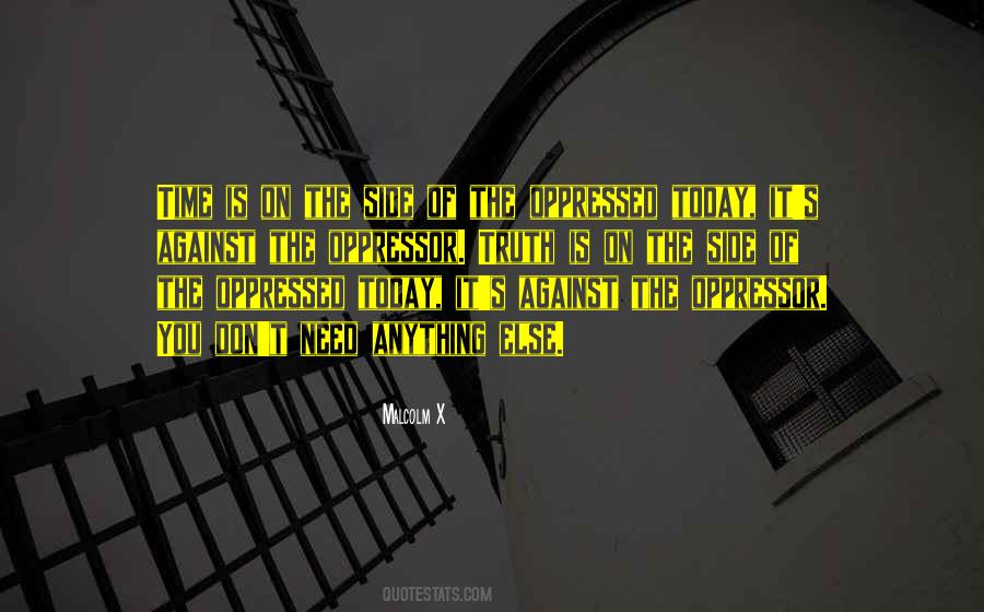 Oppressor And Oppressed Quotes #10416