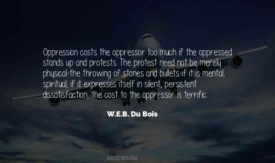 Oppressor And Oppressed Quotes #1434417