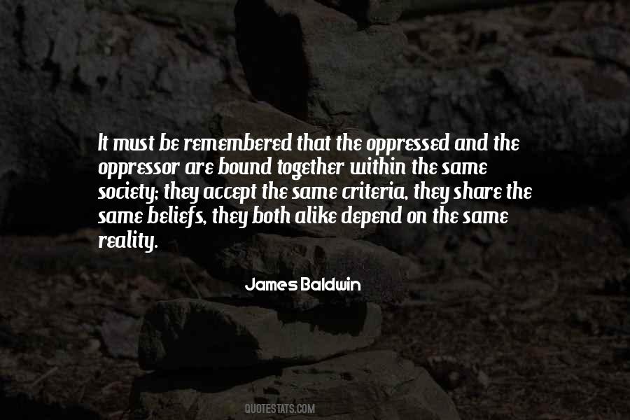 Oppressor And Oppressed Quotes #963513