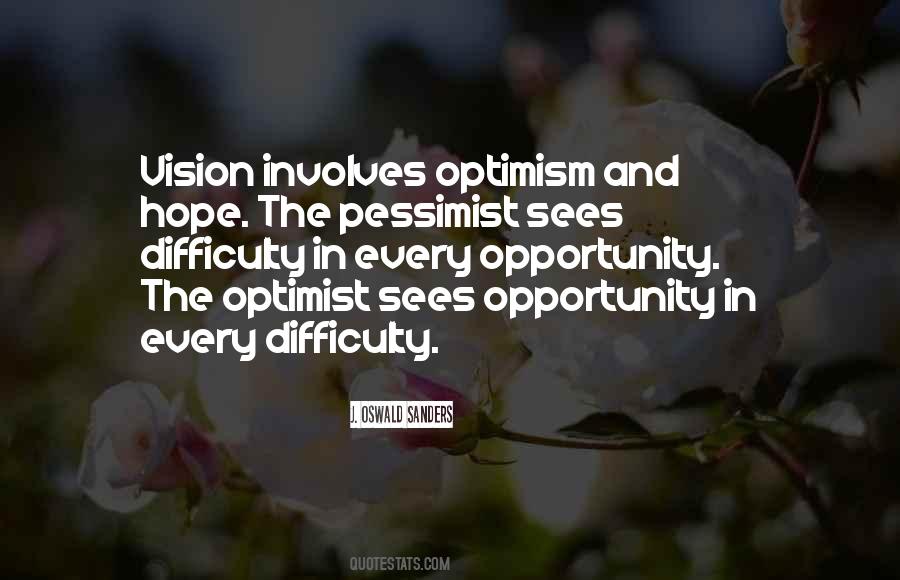Optimist Vs Pessimist Quotes #2092