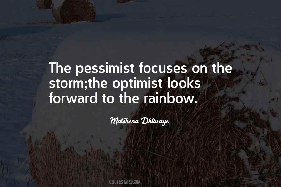 Optimist Vs Pessimist Quotes #91334