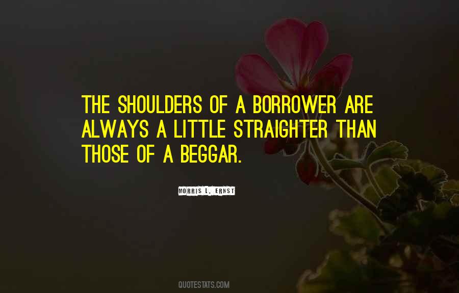 Quotes About Borrower #556099