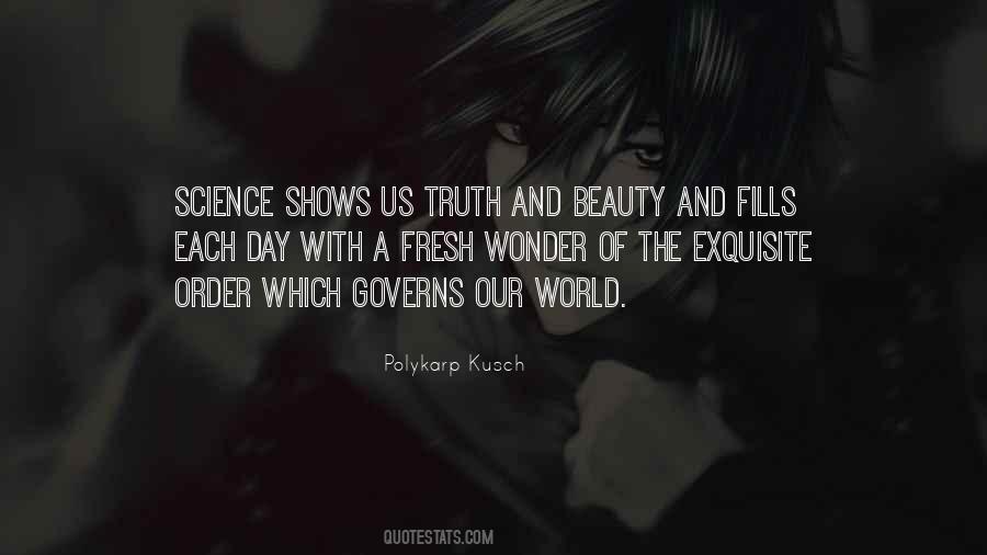 Order And Beauty Quotes #1746305