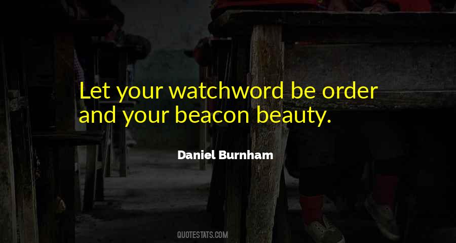 Order And Beauty Quotes #1786652