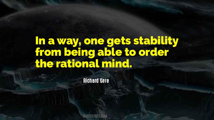 Order And Stability Quotes #1342843