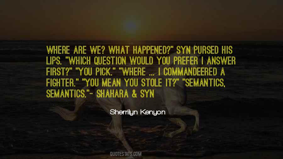 Quotes About Syn #593081
