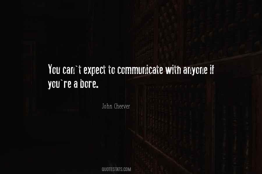 Quotes About Bore #1134221