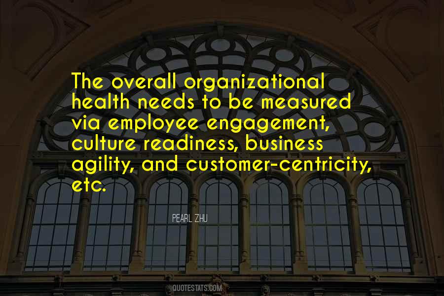Organizational Health Quotes #569969