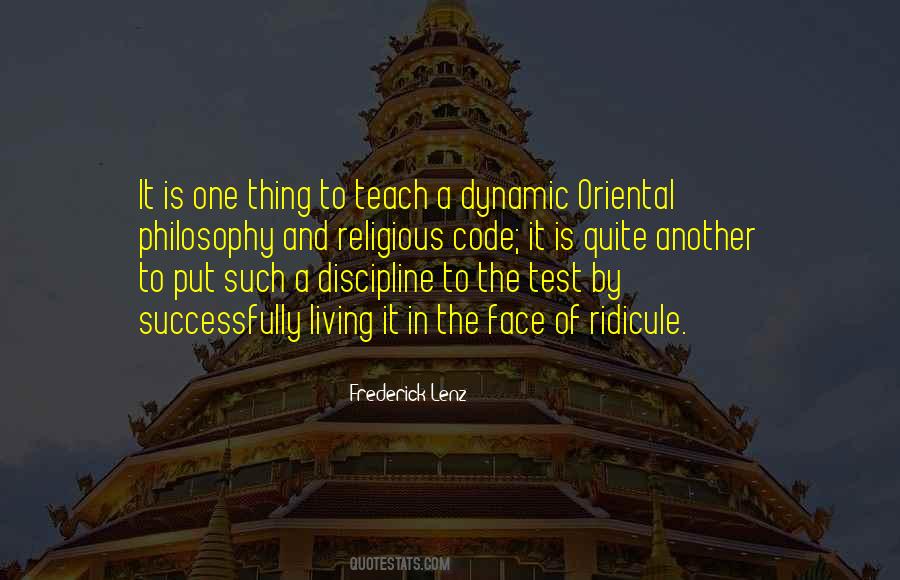 Oriental Philosophy Quotes #1592489