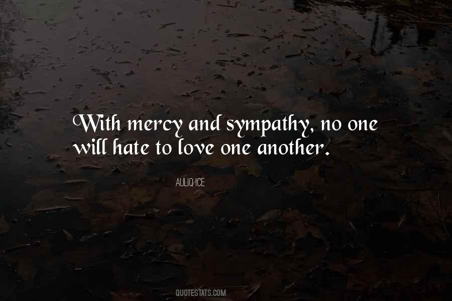 Quotes About Sympathy And Love #1761891