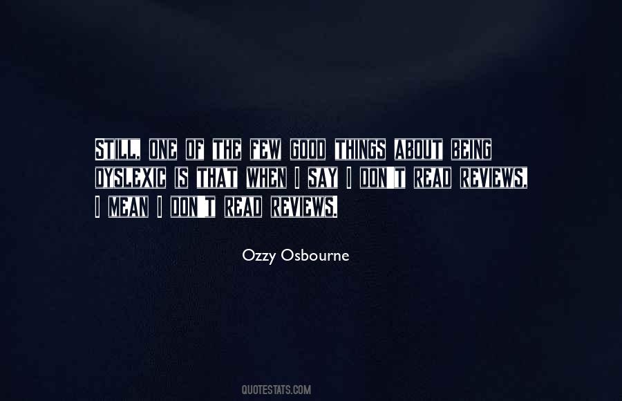 Osbourne Quotes #375425