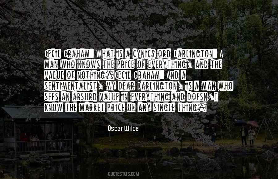 Oscar Wilde Cynic Quotes #887553