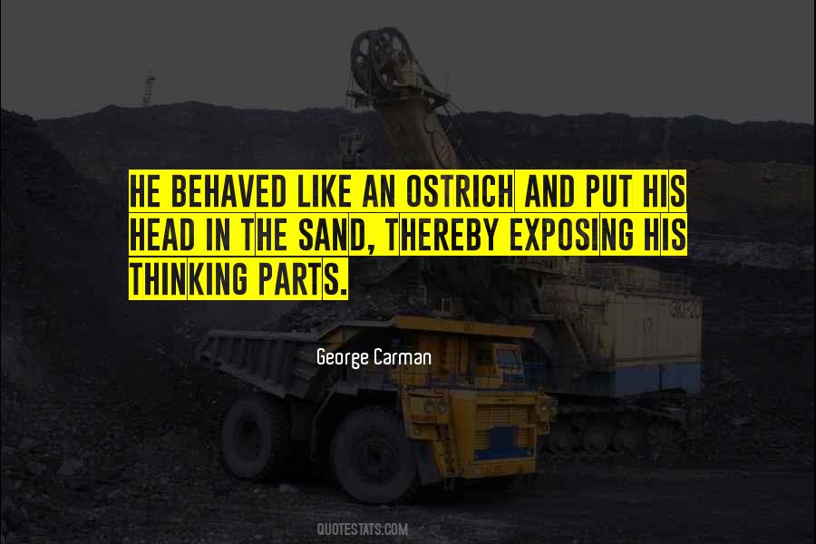 Ostrich Quotes #719056