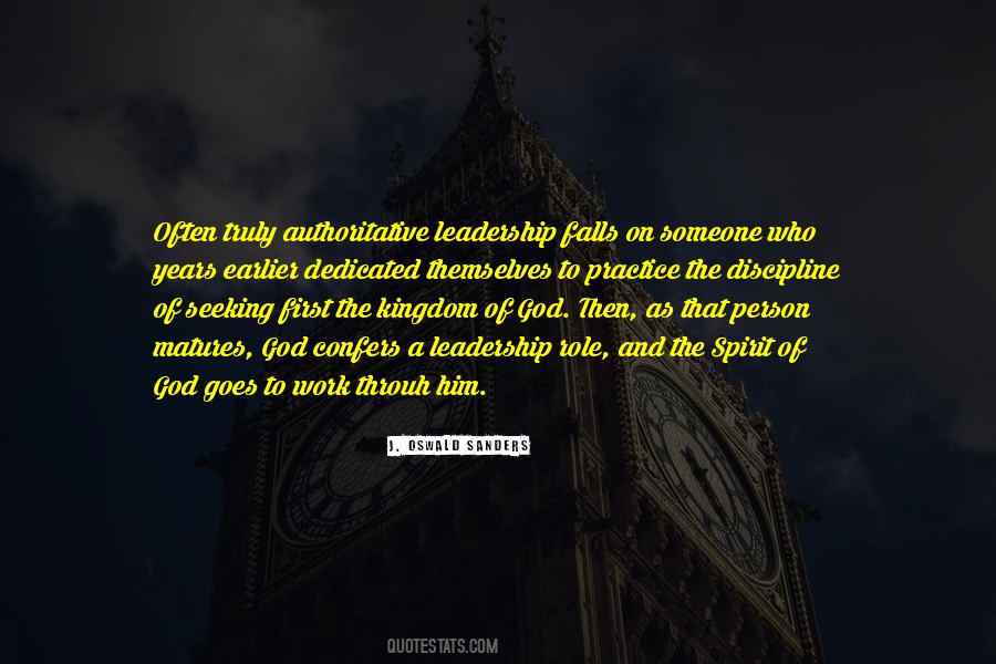 Oswald Sanders Quotes #317913