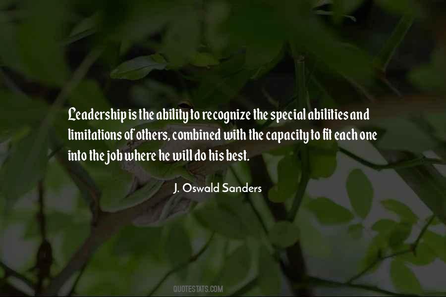 Oswald Sanders Quotes #48314