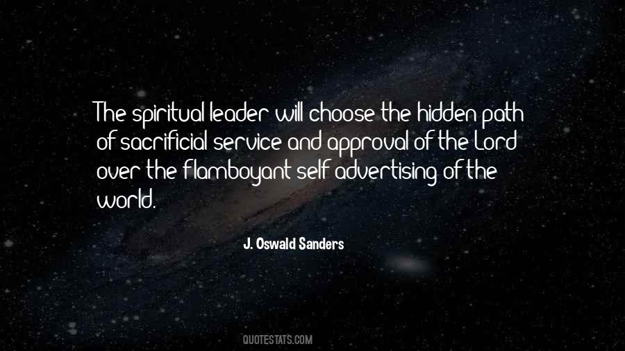 Oswald Sanders Quotes #784904