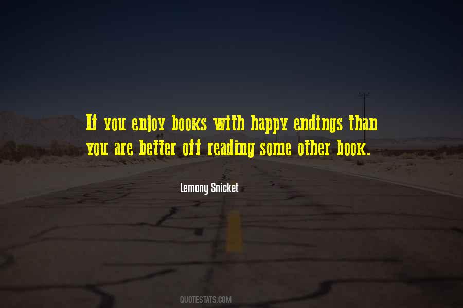 Quotes About Book Endings #1212307
