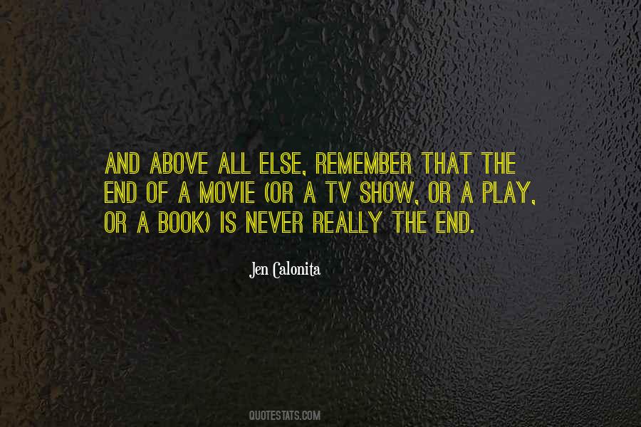 Quotes About Book Endings #933813