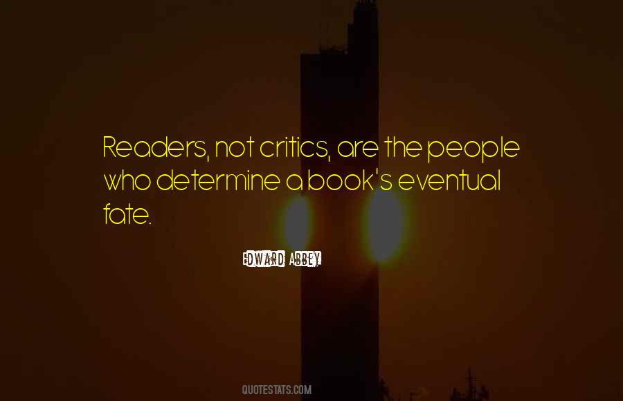 Quotes About Book Critics #1060245