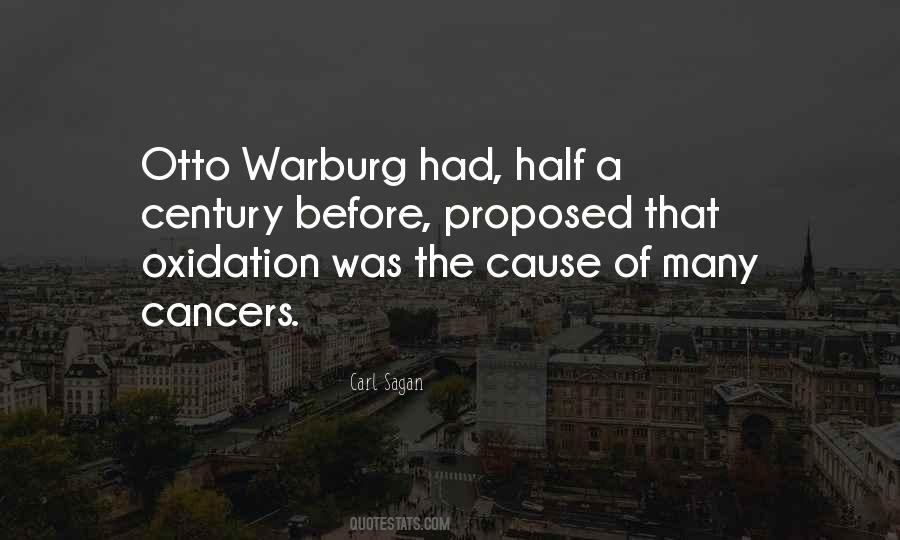 Otto Warburg Quotes #172557