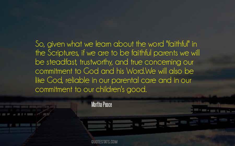 Our Faithful God Quotes #242026