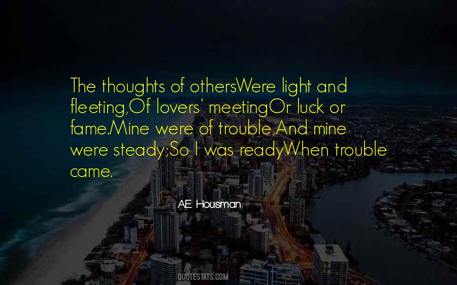 Our First Meeting Love Quotes #213758