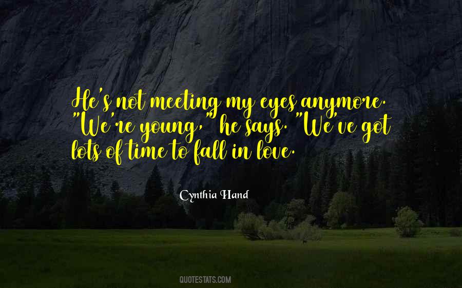 Our First Meeting Love Quotes #959188