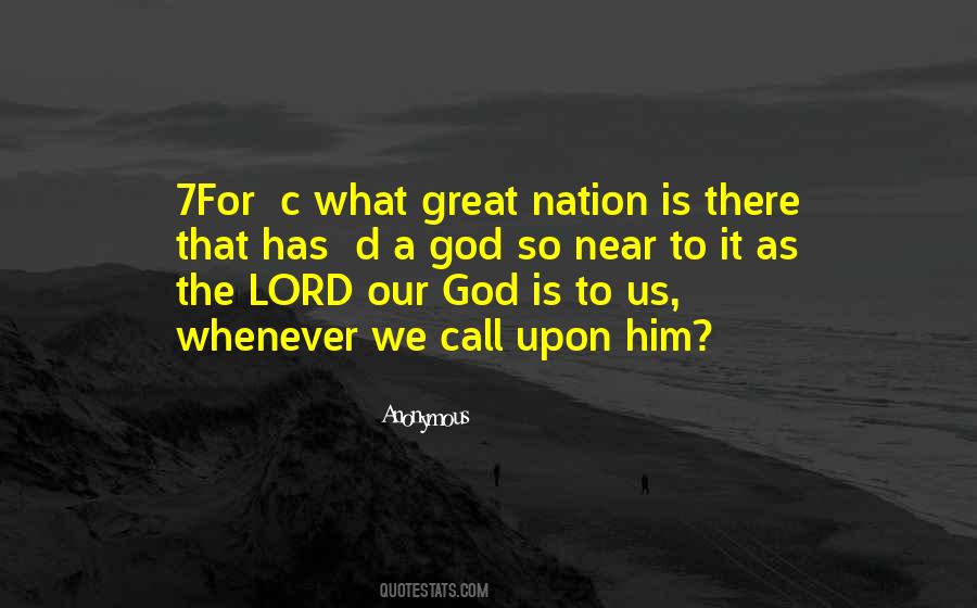 Our God Is Great Quotes #92844