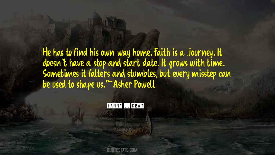 Our Journey Of Faith Quotes #288899