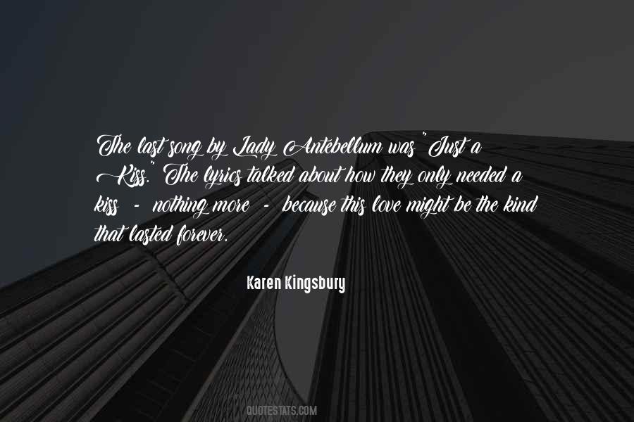 Our Last Kiss Quotes #137063