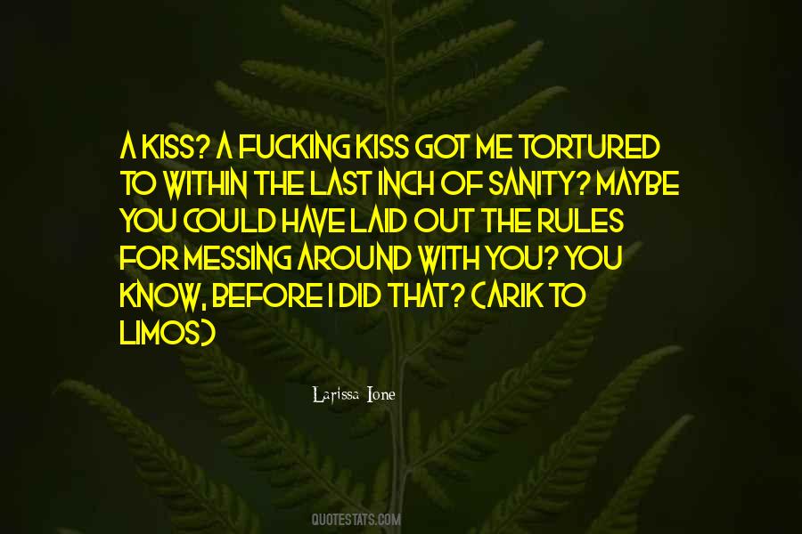 Our Last Kiss Quotes #326752