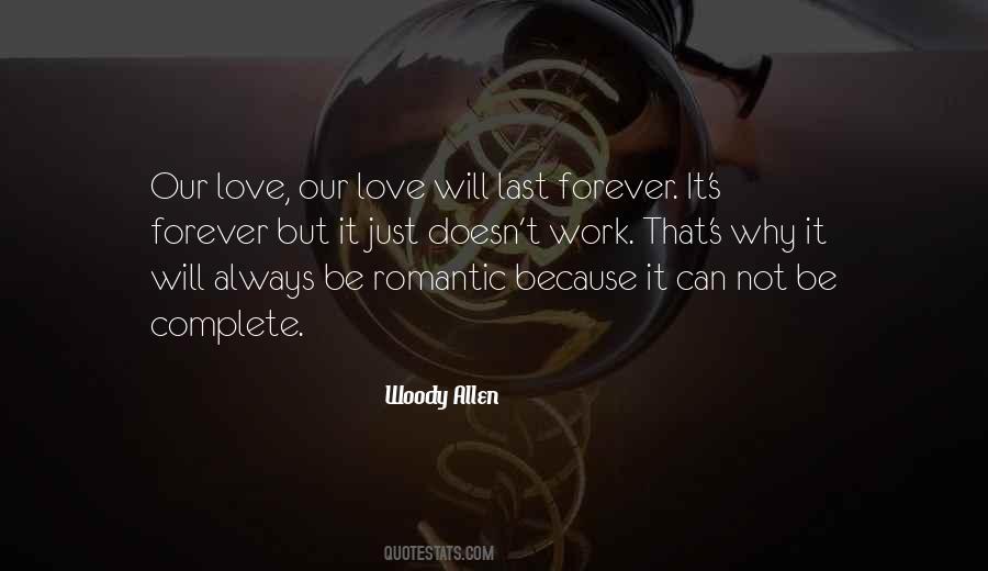 Our Love Forever Quotes #251285