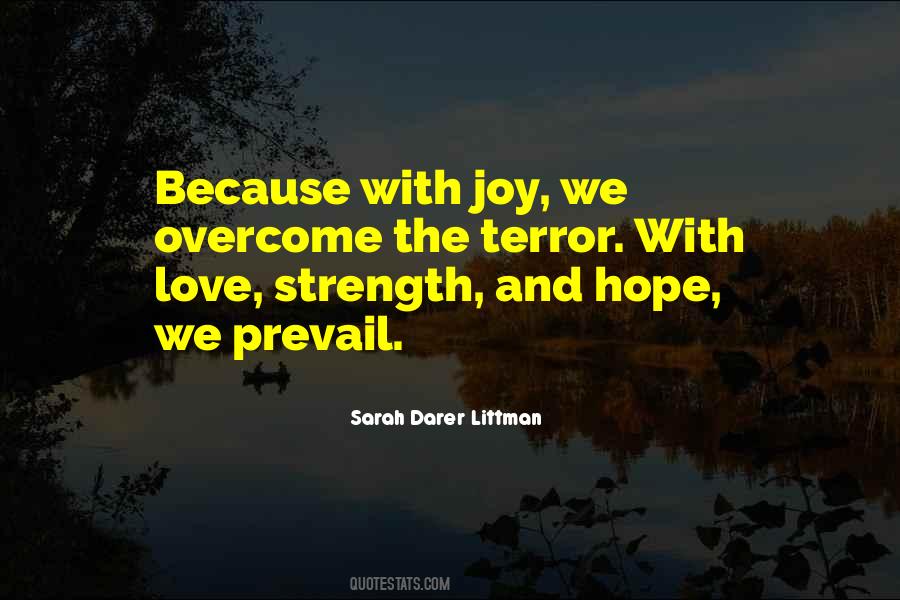 Our Love Will Prevail Quotes #1330942